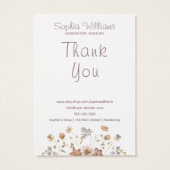 Rustikale Romantic Friend Armband-Grafikkarte (Rückseite)