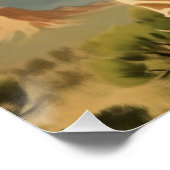 Rustikale Romantik-Couture: Wild West Whispers Poster (Ecke)