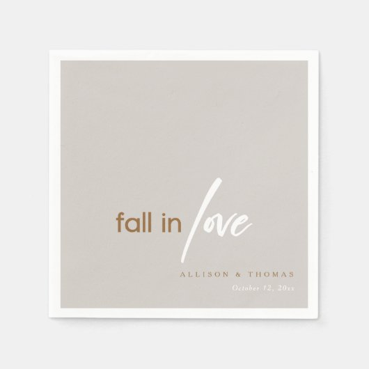 Rustikale Romantik: Einfache Herabsetzung in der L Serviette (Vorderseite)