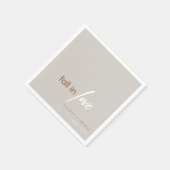 Rustikale Romantik: Einfache Herabsetzung in der L Serviette (Ecke)