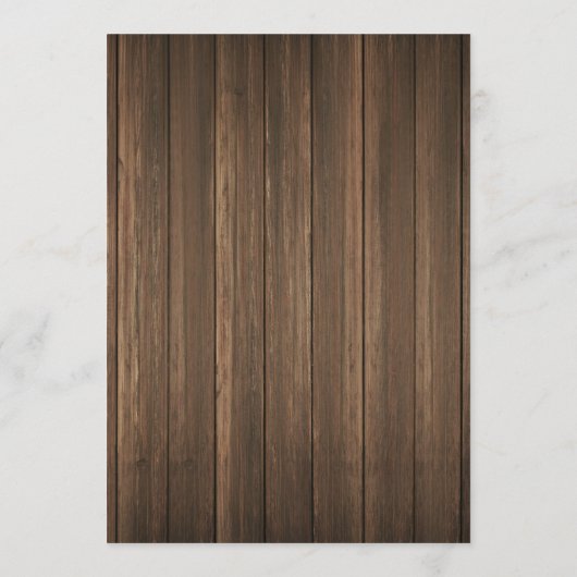 Rustikale Romantik Grüne Bridal Dusche Einladung (Rückseite)