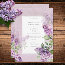 Rustikale Romantik Lila & Sage Lilacs Wedding