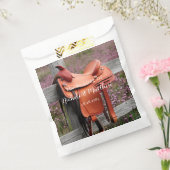 Rustikale Romantik: Sattel auf der Zaun-Hochzeit Geschenktütchen (Versiegelt)