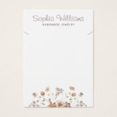 Rustikale Romantische Blume-Halskette (Vorderseite)