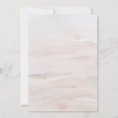 Rustikale romantische Pfeile und Einladung zur Hoc (Rückseite)