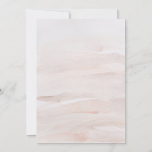 Rustikale romantische Pfeile und Einladung zur Hoc (Rückseite)