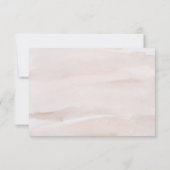 Rustikale romantische Pfeile und Herz-Hochzeit RSV RSVP Karte (Rückseite)