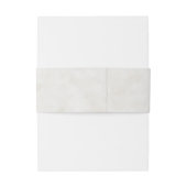 Rustikale romantische Rose | Einladungsbanderole (Rückseitenbeispiel)