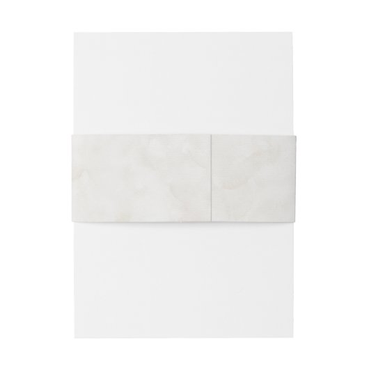 Rustikale romantische Rose | Einladungsbanderole (Rückseitenbeispiel)