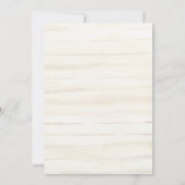 Rustikale Rosa Hütte Garden Wedding Dankeskarte (Rückseite)