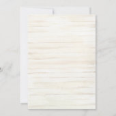 Rustikale Rosa Rose Cottager Hochzeit Einladung (Rückseite)