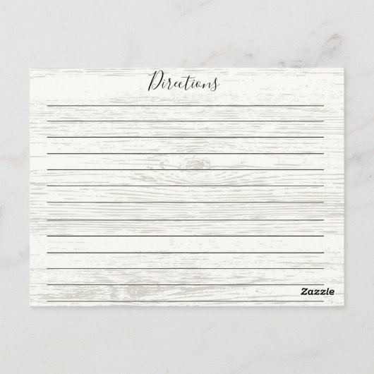 Rustikale rosa und Lila Blumenkarte Postkarte (Rückseite)