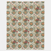 Rustikale Rose Blanket Delikatesse Shabby Chic Sti Fleecedecke (Vorderseite)