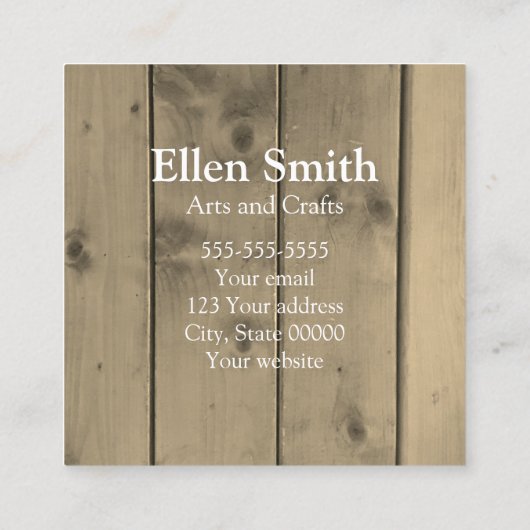 Rustikale Rose Blumendesign Visitenkarte (Rückseite)