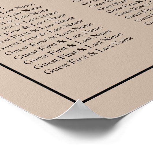 Rustikale Rose Blumenzauber Poster (Ecke)