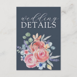 Rustikale Rose Blumenzwiebeln Detail Begleitkarte