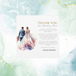 Rustikale Rose Boho Floral Bridal Vielen Dank