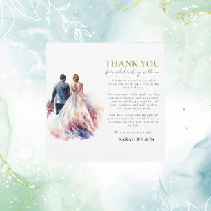 Rustikale Rose Boho Floral Bridal Vielen Dank