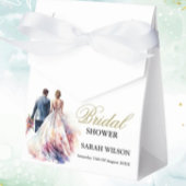 Rustikale Rose Boho Floral Wedding Geschenkschachtel