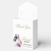 Rustikale Rose Boho Floral Wedding Geschenkschachtel (Geöffnet)