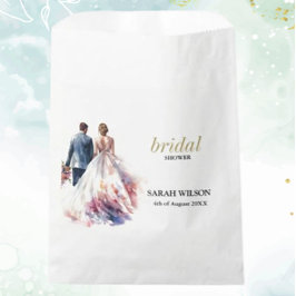 Rustikale Rose Boho Floral Wedding Geschenktütchen