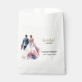 Rustikale Rose Boho Floral Wedding Geschenktütchen (Vorderseite)