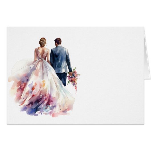 Rustikale Rose Boho Floral Wedding Table Card (Vorderseite (Horizontal))