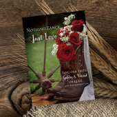 Rustikale Rose Cowboy Boots Western Hochzeit Save The Date