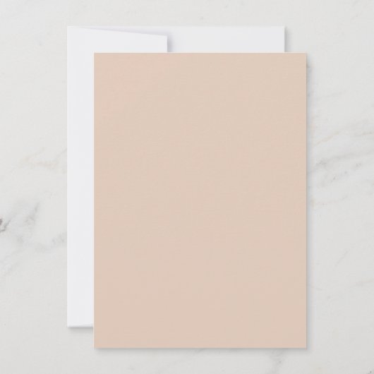 Rustikale Rose Einladung (Rückseite)