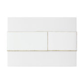 Rustikale Rose Einladungsbanderole (Rückseitenbeispiel)