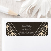 Rustikale Rose Elegantes helles Holz Diamant Einla (Insitu)