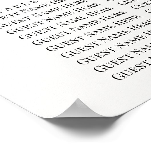 Rustikale Rose für Herbst Botanische Schriftzeiche Poster (Ecke)