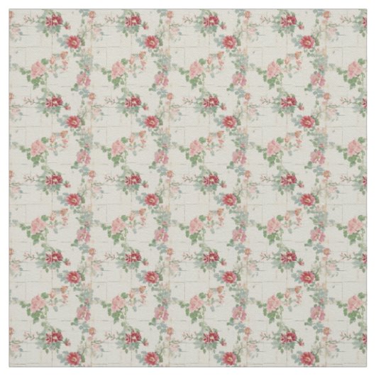 Rustikale Rose Garden Charm Stoff (Muster)