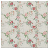 Rustikale Rose Garden Charm Stoff (Nahaufnahme)