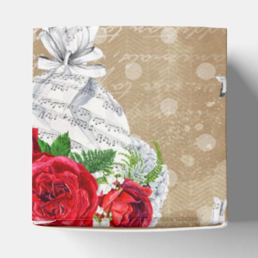 Rustikale Rose Geschenkboxen mit Herz Geschenkschachtel (Oben)