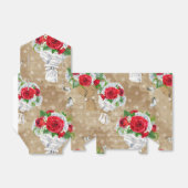 Rustikale Rose Geschenkboxen mit Herz Geschenkschachtel (Ungefaltet)