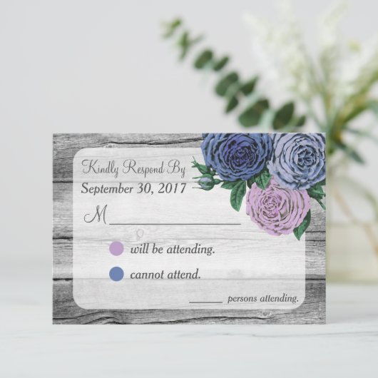 Rustikale Rose Hochzeit von RSVP (Stehend Vorderseite)