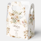 Rustikale Rose im Herbst Botanisches Skript Geschenkschachtel (Geöffnet)