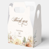 Rustikale Rose im Herbst Botanisches Skript Geschenkschachtel (Geöffnet)