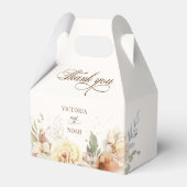 Rustikale Rose im Herbst Botanisches Skript Geschenkschachtel (Vorderseite)