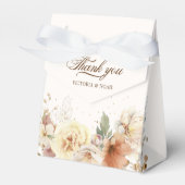 Rustikale Rose im Herbst Botanisches Skript Geschenkschachtel (Vorderseite)