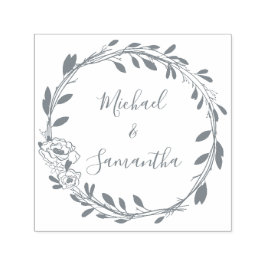 Rustikale Rose Permastempel