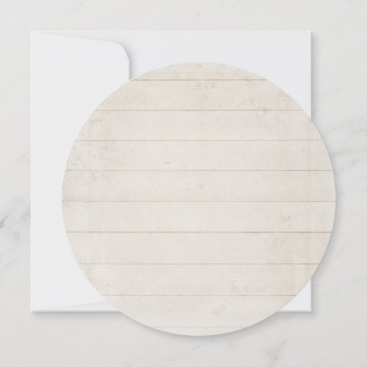 Rustikale Rose Säuglinge atmen Blumenregen Einladung (Rückseite)