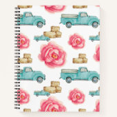 Rustikale Rose SpiralNotebook Notizblock (Vorderseite)