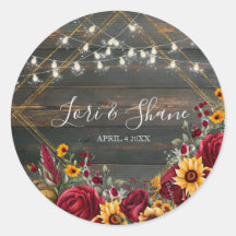 Rustikale Rose und Aster