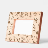 Rustikale Rose und Blume mit Leaf-Muster Geätzte Rahmen (Links)