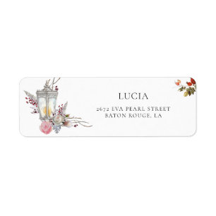 Rustikale Rose und Lantern-Brautparty-Adresse