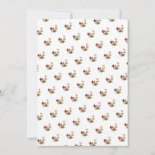 Rustikale Rose und Lantern Foto Brautparty Einladung (Rückseite)