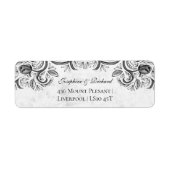 Rustikale Rose Vintag Schwarz-Weiß (Vorne)