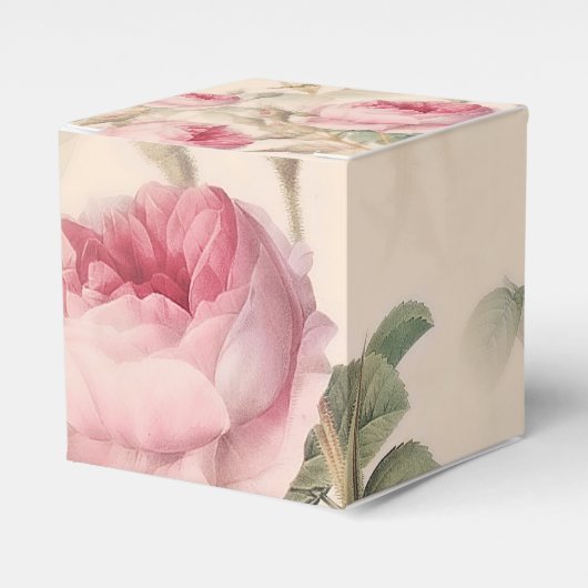 Rustikale Rosen Geschenkschachtel (Vorderseite)
